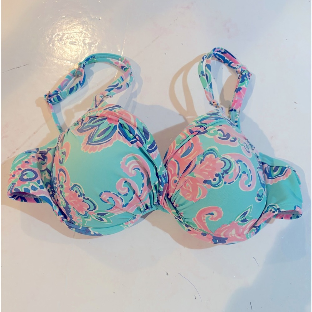 LILLY PULITZER Twist Front Padded Cups BIKINI TOP 4